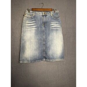 Ralph Lauren Women’s Denim Knee Skirt Blue Size 4